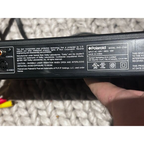 Polaroid HDMI Upconvert DVD Player HDMI Compact Disc Model DVD-274H - Picture 5 of 7